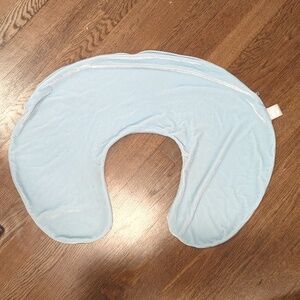 Blue Velour Boppy Cover